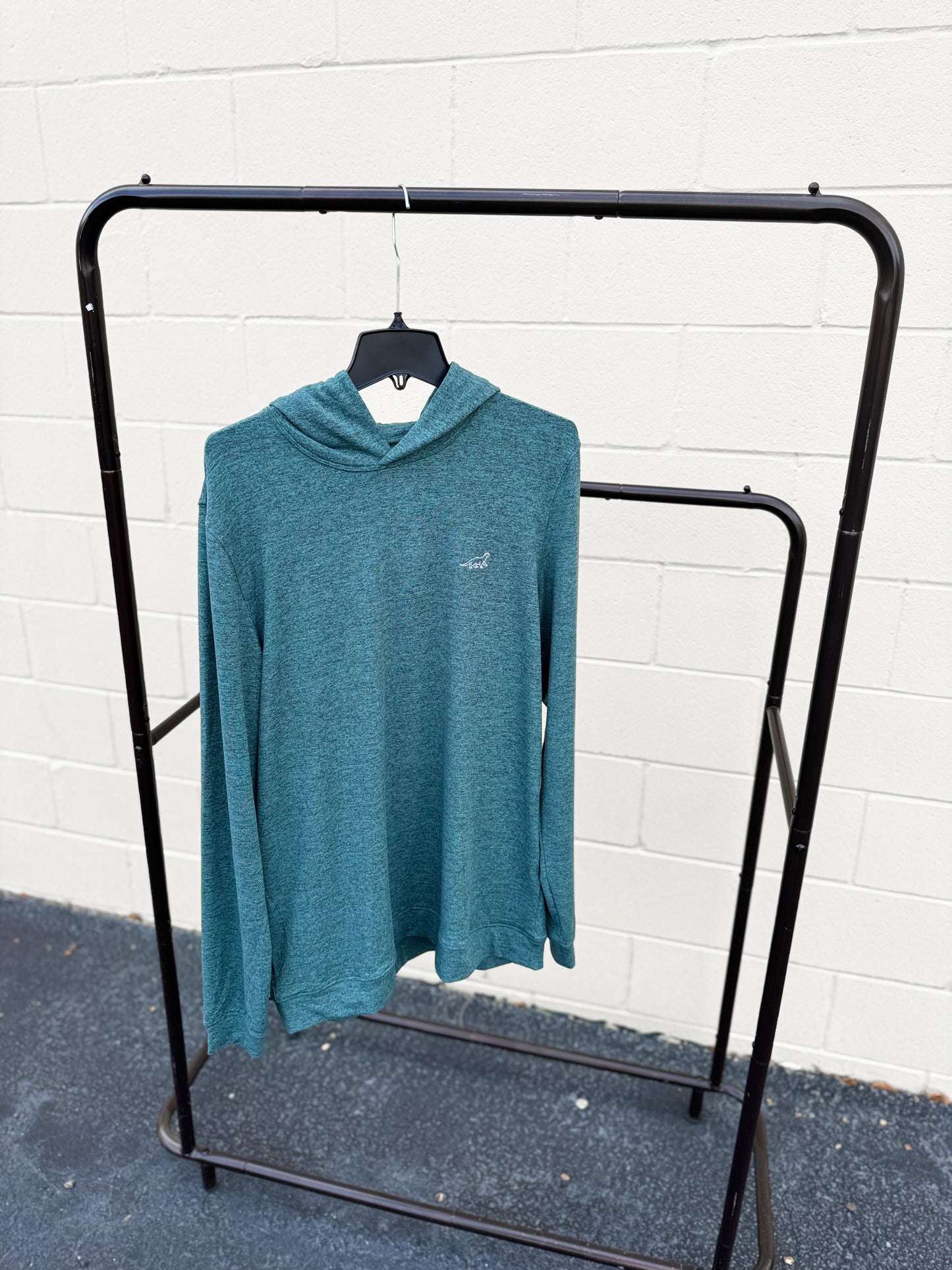 Men's Green Performance Hoodie