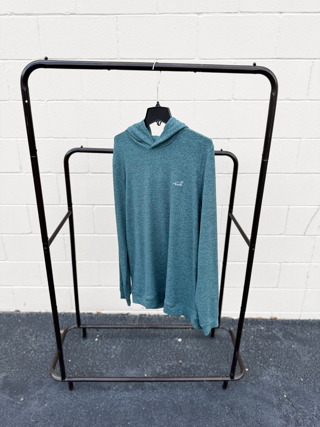Men's Green Performance Hoodie