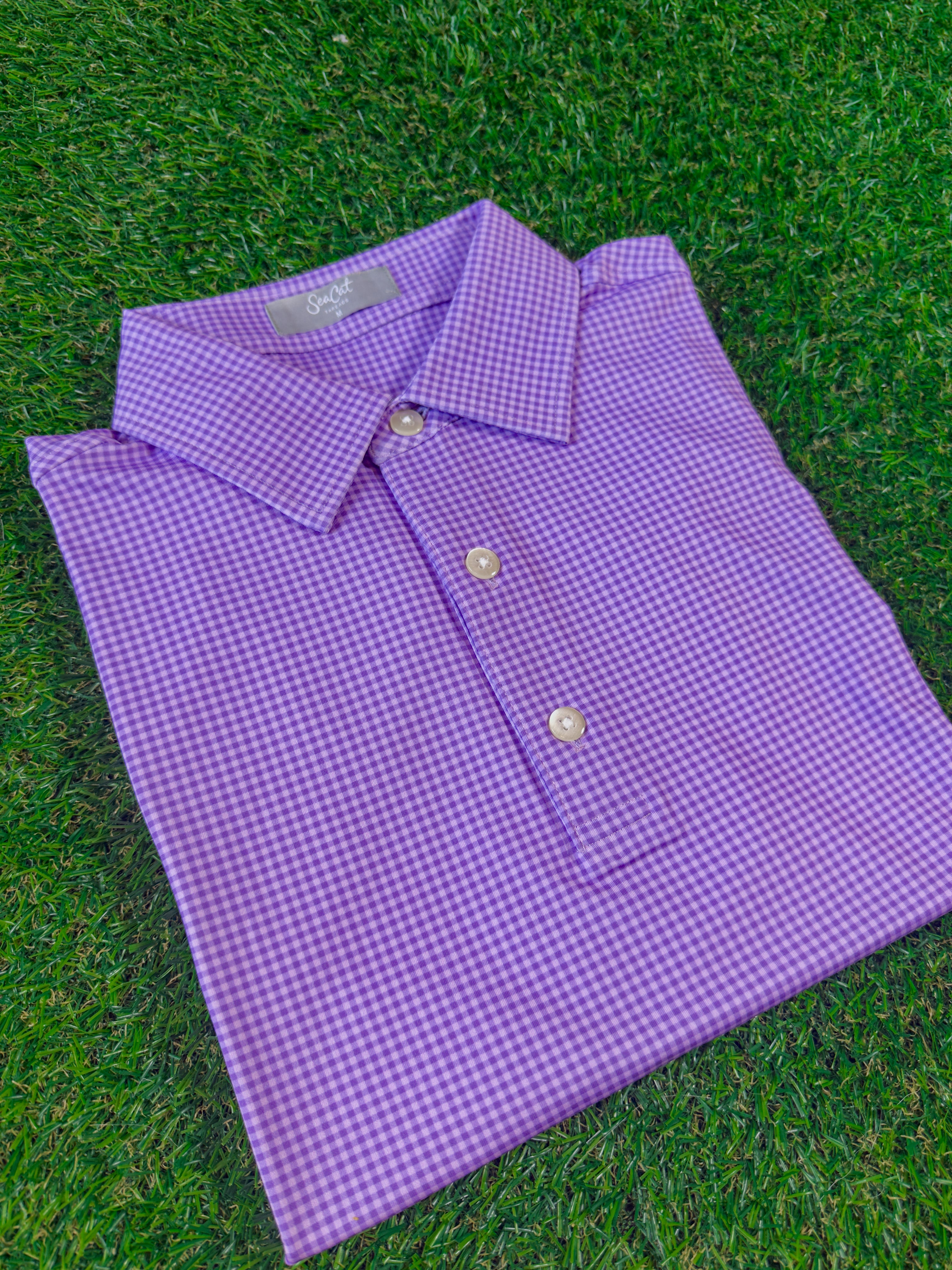 Boy's Purple Gingham