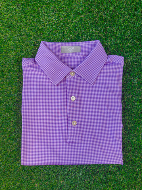 Boy's Purple Gingham