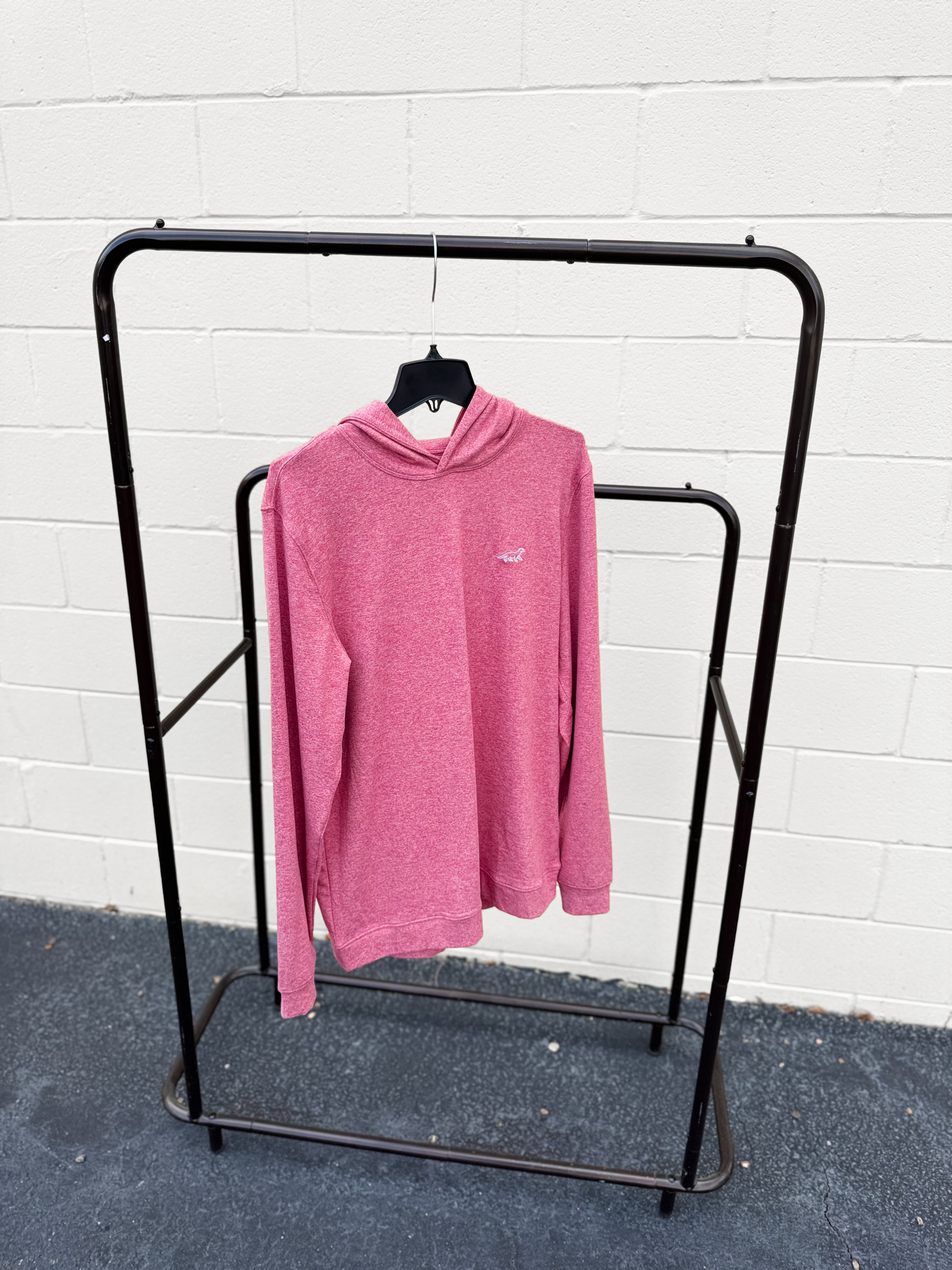 Men's Red Performance Hoodie