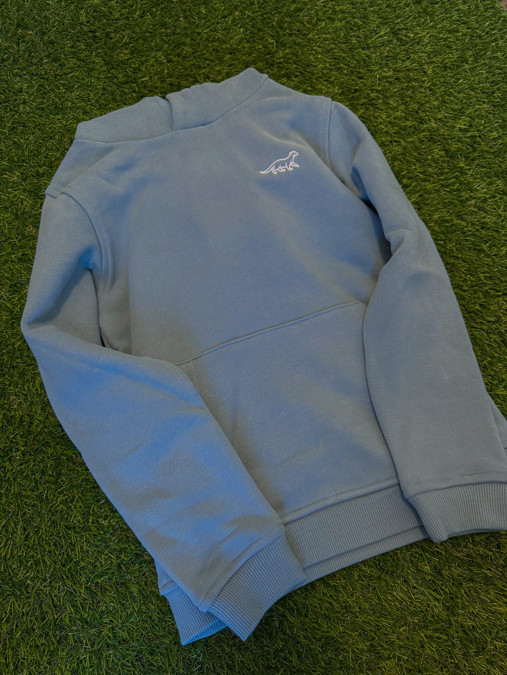 Kids Blue Cotton Hoodie