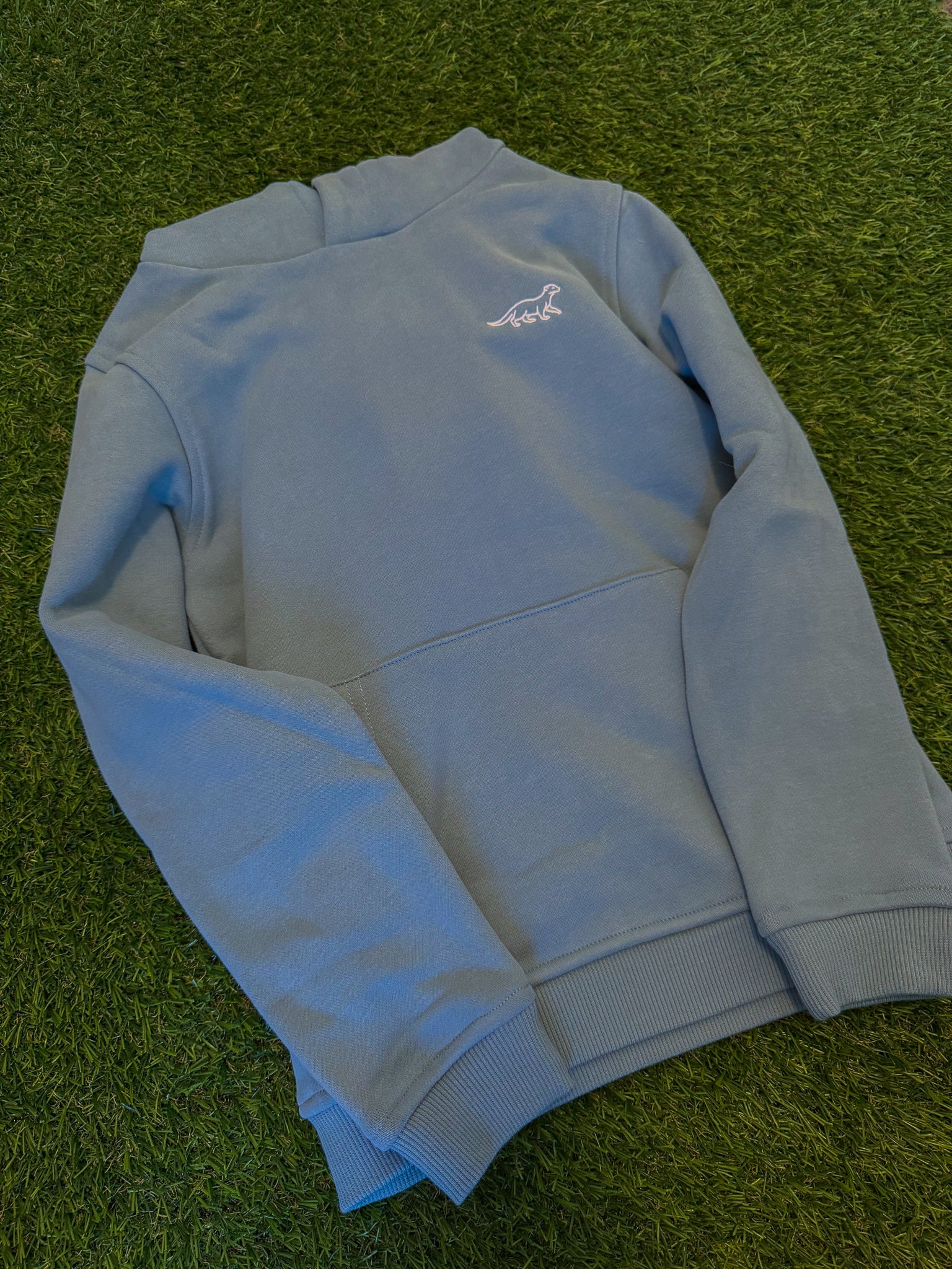 Kids Blue Cotton Hoodie