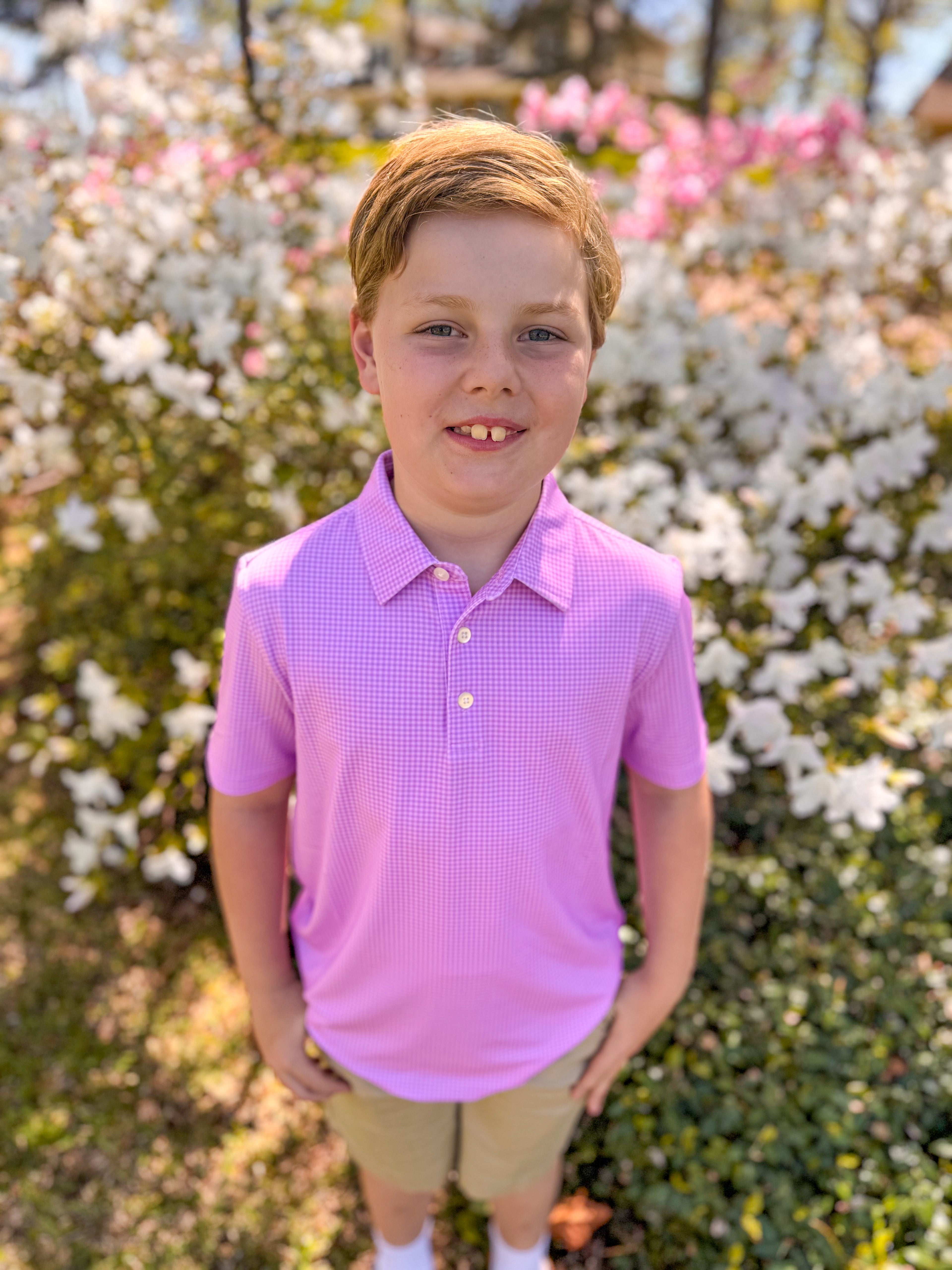 Boy's Pink Gingham