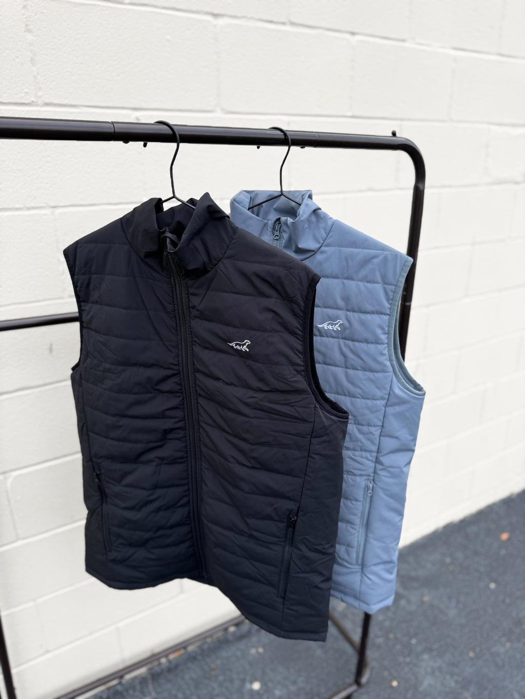 Men's Black Puffer Vest