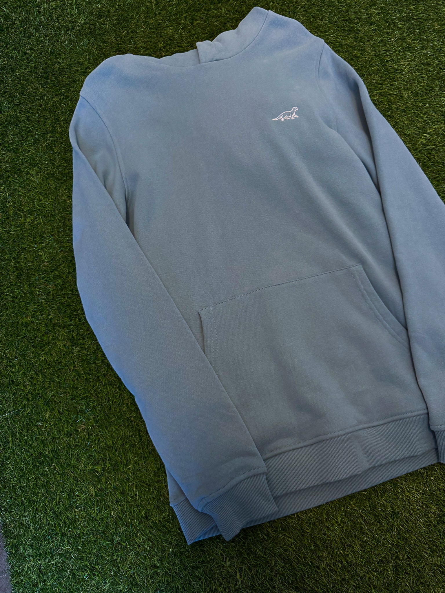 Men’s Blue Cotton Hoodie