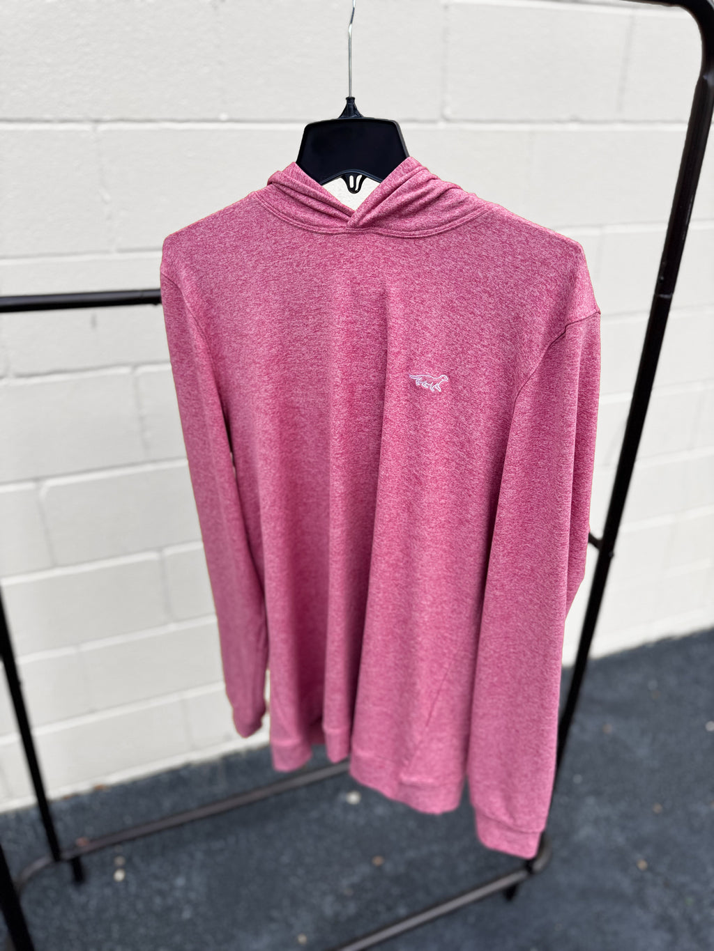 Men's Red Performance Hoodie