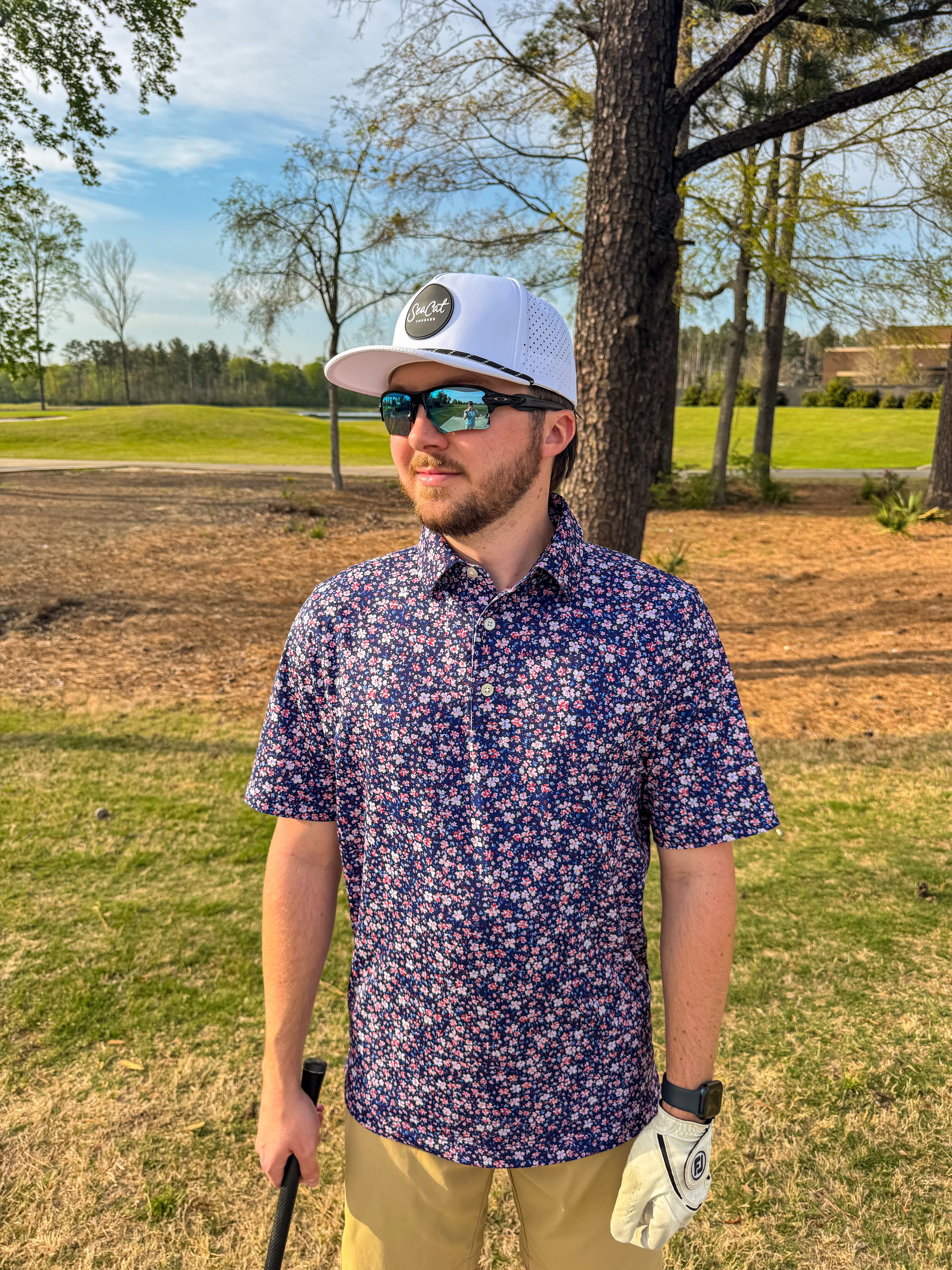 Navy Floral