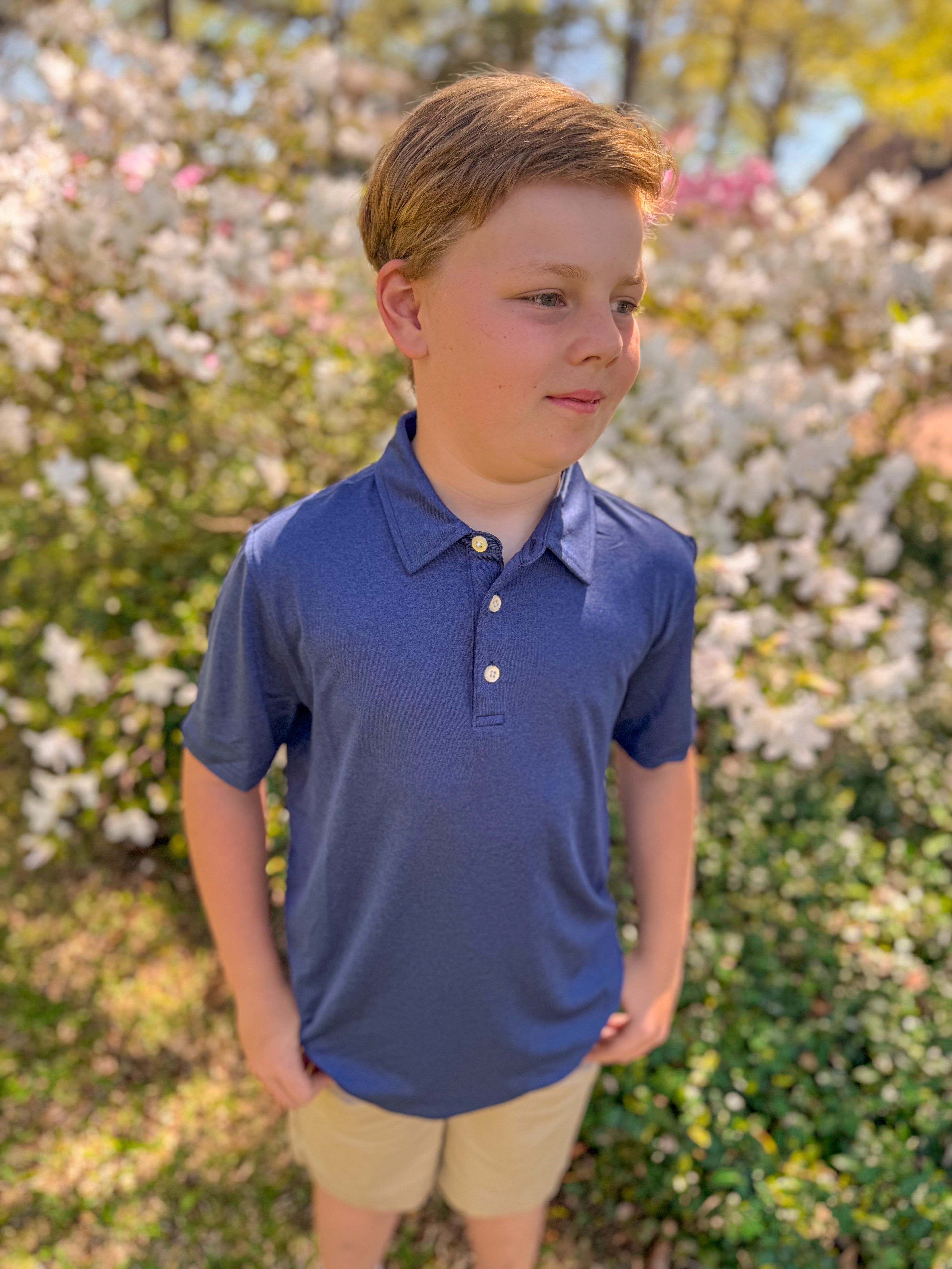 Boy's Navy Heather