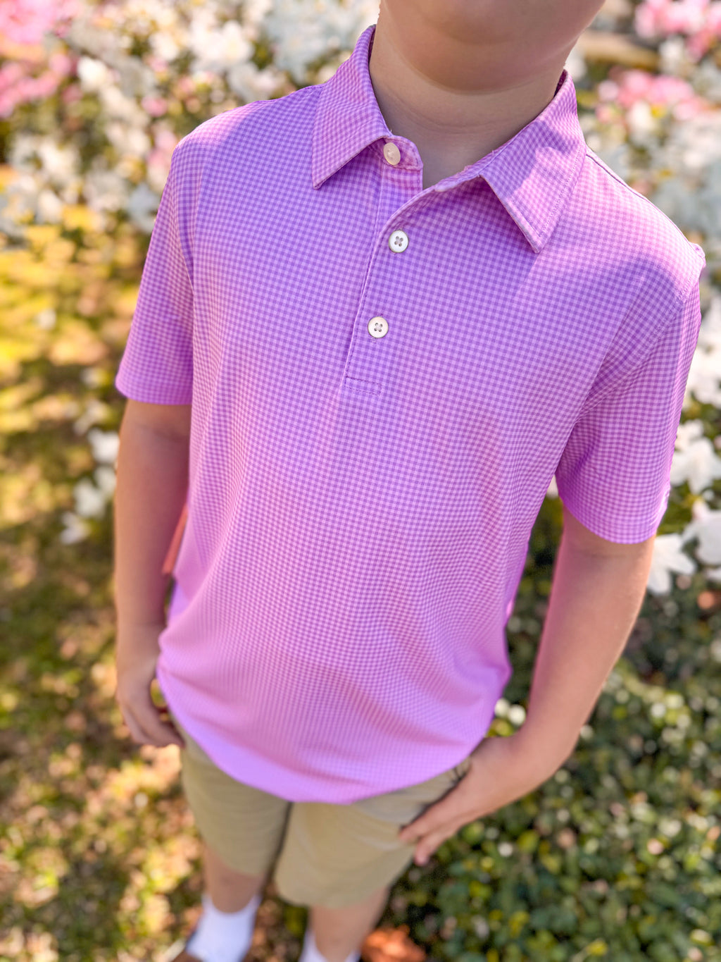 Boy's Pink Gingham