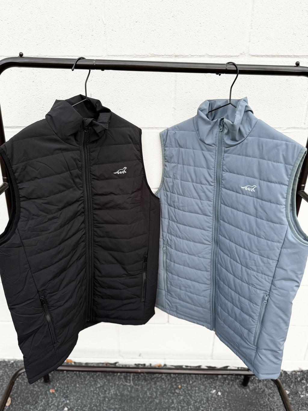 Men's Black Puffer Vest