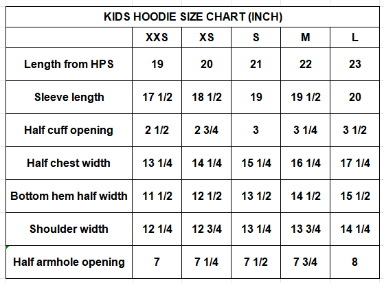 Kids Blue Cotton Hoodie