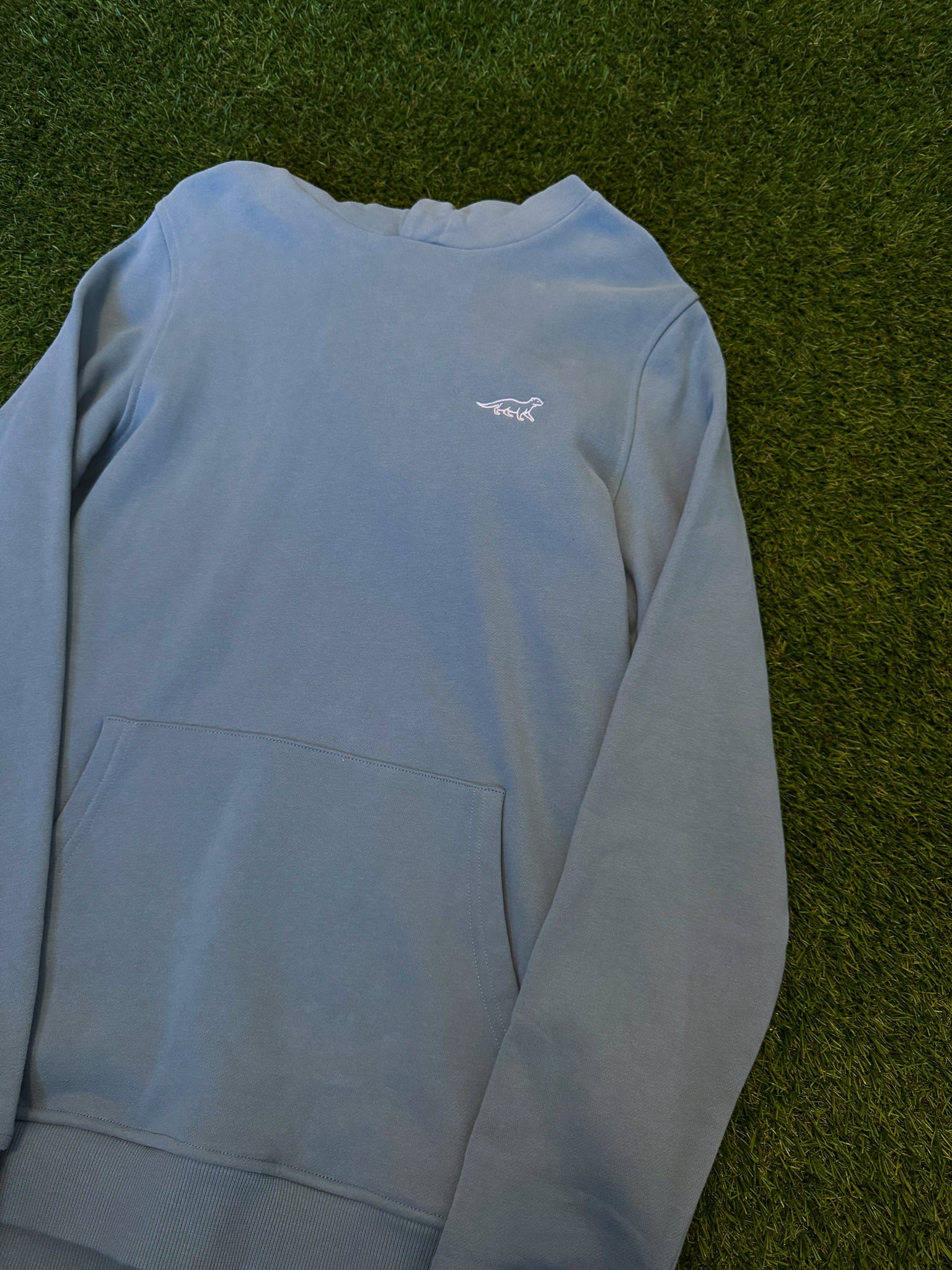Men’s Blue Cotton Hoodie