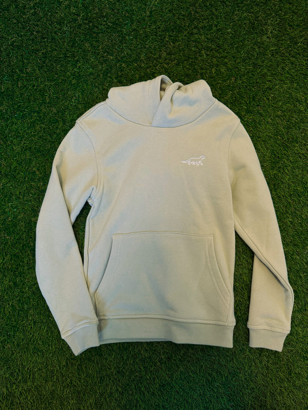 Kids Green Cotton Hoodie