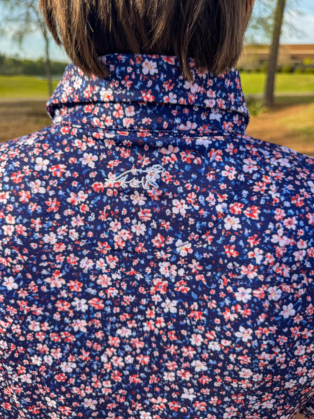 Navy Floral