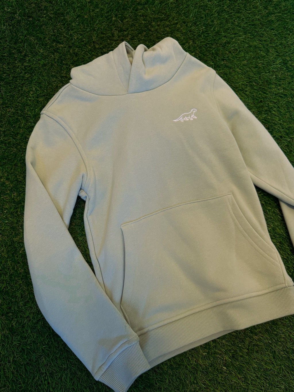 Kids Green Cotton Hoodie