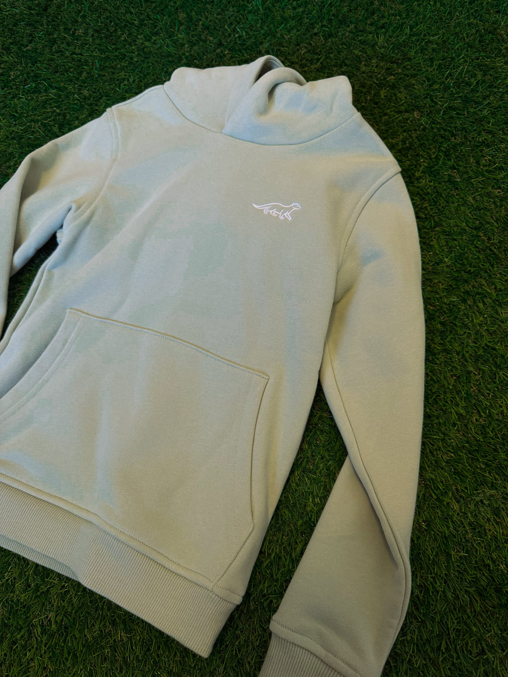 Kids Green Cotton Hoodie