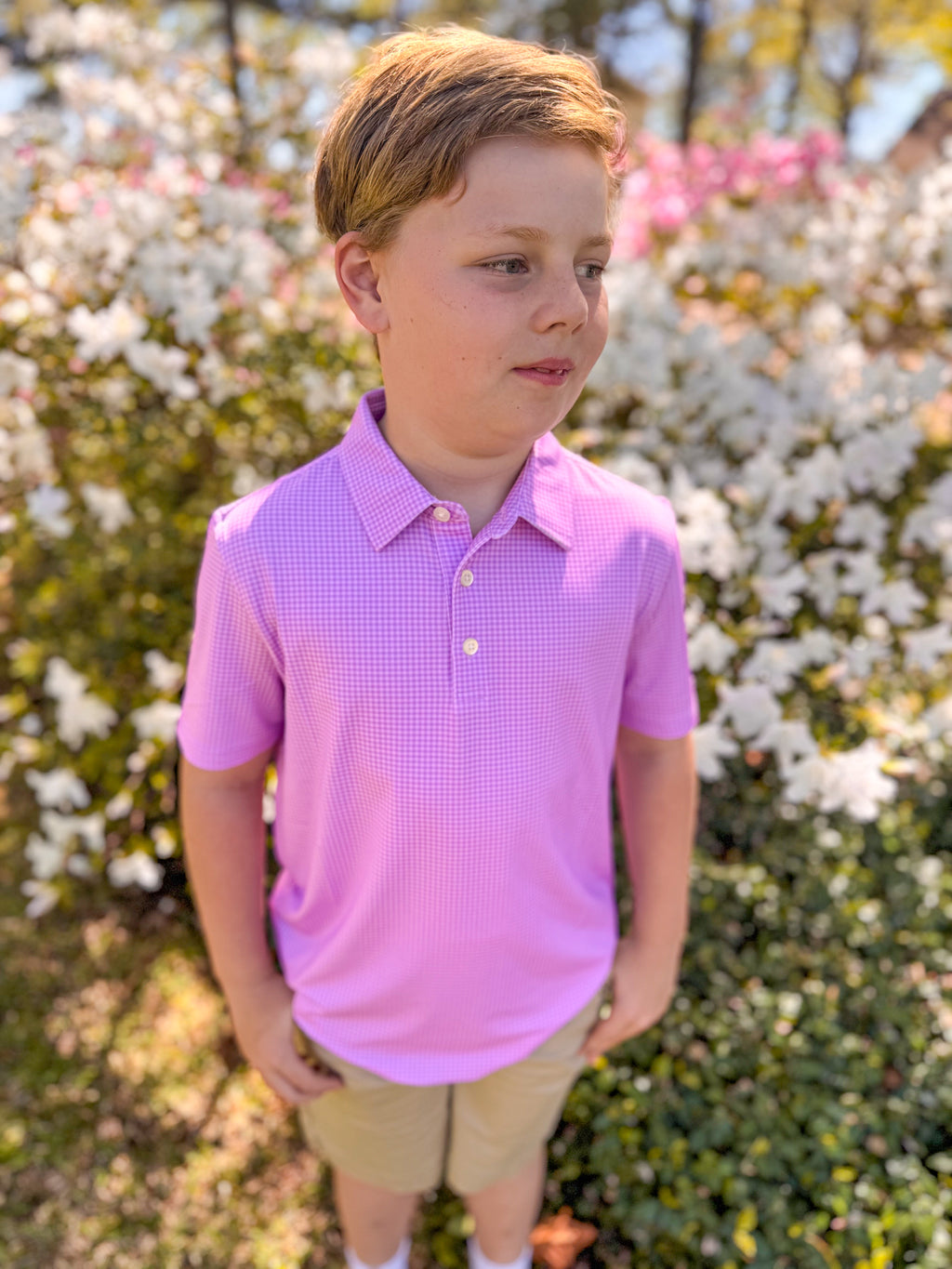 Boy's Pink Gingham